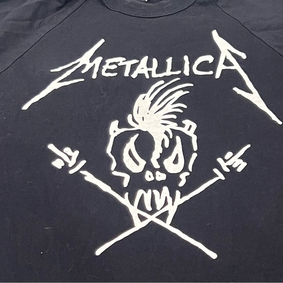 Vintage Metallica Concert Original Scary Guy T-Shirt Tour Sz Large - Picture 11 of 14